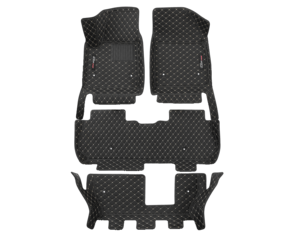 Alfombrillas de invierno XPE de cuero negro de excelente calidad hechas en fábrica para BYD Toyota Cars Sports Front Rear 5D PVC Car Mats - Product Image 2