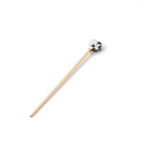 Épingle à cheveux en acétate style coréen, motif cœur, simple, élégante, fine, longue, tendance, polyvalente, portable, cadeau en boîte, accessoires pour cheveux de fête