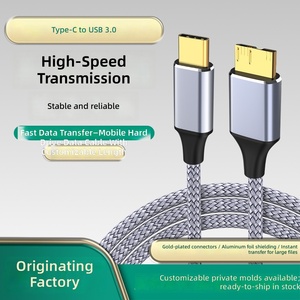 <span class=keywords><strong>Cable</strong></span> de <span class=keywords><strong>Disco</strong></span> <span class=keywords><strong>Duro</strong></span> USB C a Micro USB 3.0 B, <span class=keywords><strong>Cable</strong></span> de Datos USB C a Micro B para Discos Duros Externos <span class=keywords><strong>WD</strong></span> Elements, Seagate y Samsung - Product Image 4