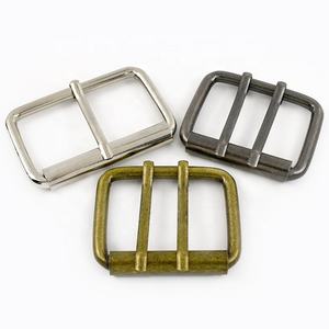 MeeTee BF274 Double Pin gesper rol logam paduan perangkat keras untuk tas kulit tali dapat disesuaikan memanfaatkan perlengkapan kerajinan grosir - Product Image 4