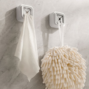 Crochets adhésifs en plastique pour prises de courant, support mural sans perçage, organisateur adhésif pour serviettes et torchons - Product Image 3