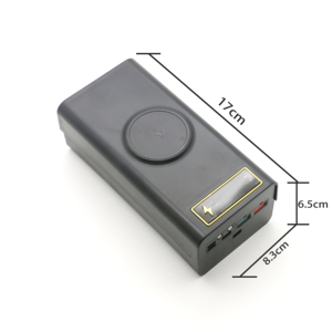 21 Packs 18650 Power Bank <strong>case</strong> (without Battery) with <strong>Wireless</strong> <strong>Charging</strong> Output 15W LCD Display Easily Transportation - Product Image 5