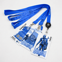Lanyard Personalizzato Promozionale in Poliestere Morbido e alla Moda, Stampa Digitale, Branding Personalizzato, Gancio in Metallo, Porta Badge per Fiere