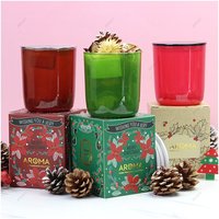 Nouveau design marque privée arôme de parfum de maison luxe pâques noël pot de bougie parfumée et roseau ensemble diffus