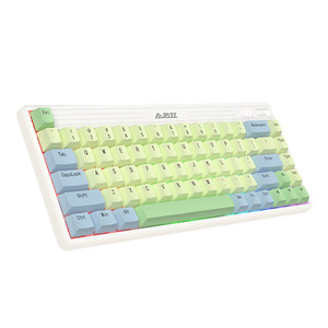 Ajazz K690TPRO 69-key Mechanical Gaming <b>Keyboard</b> Hot-swap RGB Backlight Three Mode PBT <b>Keycap</b> - Product Image 2