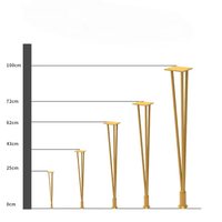 Pieds de table en aluminium coulé bronze antique, pieds de chaise de salle à manger de style européen classique