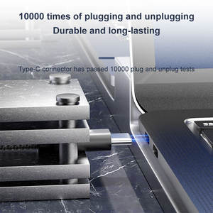 Câble USB 4 Type-C pour <span class=keywords><strong>iPhone</strong></span> Ordinateur portable Câble de données multifonctionnel Transmission 40 Gbps Vidéo 8k 60 Hz Charge rapide 240 W - Product Image 4