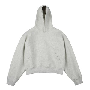 Nouveau produit Explosion Sweats à capuche <span class=keywords><strong>Techwear</strong></span> 500G en coton lourd, <span class=keywords><strong>sweat</strong></span>-shirts courts et amples pour hommes, <span class=keywords><strong>sweat</strong></span>-shirt américain de style streetwear 33 - Product Image 2