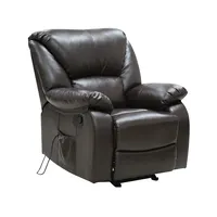 Modern eğlence tarzı salon son tasarım fonksiyonel Relax Recliner deri kanepe sandalye