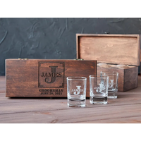 Boîte d'emballage en bois rectangulaire personnalisée avec logo OEM, couleur personnalisée, pour flacons de parfum, cigares, whisky, coffret cadeau pour homme