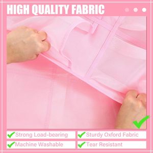 40 Pocket Over The Door Shoe Organizer Pink Hanging Mesh <b>Rack</b> For Closet Behind Door Storage - Product Image 5