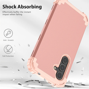 Custodia per <span class=keywords><strong>Samsung</strong></span> Galaxy S25 S24 S23 S22 <span class=keywords><strong>S21</strong></span> Ultra <span class=keywords><strong>FE</strong></span> + Protezione Completa 3 in 1 Ibrida in PC Rigido e Silicone Resistente con Paraurti Rinforzato - Product Image 2