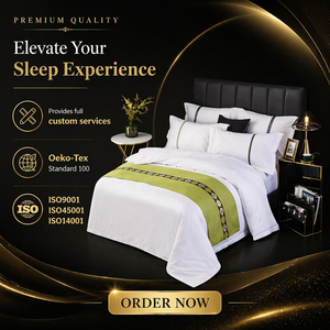 Juego de Ropa de Cama de Lujo para Hotel, Funda de Edredón Moderna Tejida de Alta Calidad para Adultos, para Dormitorio de Hotel - Product Image 2