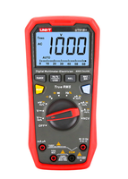 Multimètre numérique UT61E + 1000V AC/DC pour instrument de test avec fonctions d'avertissement haute tension/courant et température