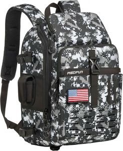 Échantillon Gratuit Sac de Pêche Multifonctionnel d'Extérieur Sac à Pêche Étanche Durable Tactique Camouflage Sac à Dos de Pêche - Product Image 4