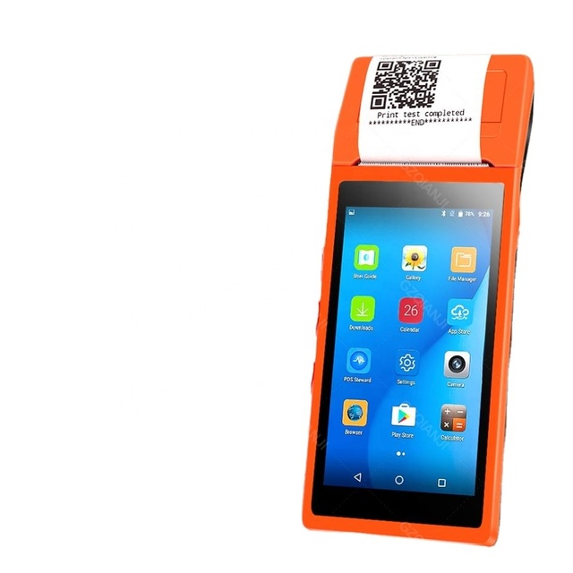 Wholesale Dual Capacitive Touch 5.5 Inch POS System Billing Machine Window Cashier Machine PDAs for Restaurant Supermarket