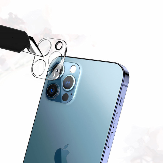 Camera Lens Protector Compatible for iPhone 15 14 12 Pro Max 5G 6.7-inch HD Clear Tempered Glass Back Camera Protector