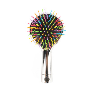 Mini brosse <span class=keywords><strong>à</strong></span> cheveux portable personnalisée peigne <span class=keywords><strong>à</strong></span> poils de massage <span class=keywords><strong>à</strong></span> coussin d'air brosse <span class=keywords><strong>à</strong></span> cheveux antistatique avec miroir - Product Image 2