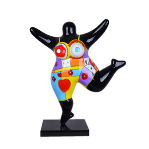 รูปปั้นผู้หญิงเปลือยที่สวยงามรูปปั้นผู้หญิงทำจากเรซิ่นเต้นรำสำหรับตกแต่งบ้านและสวน - Product Image 1