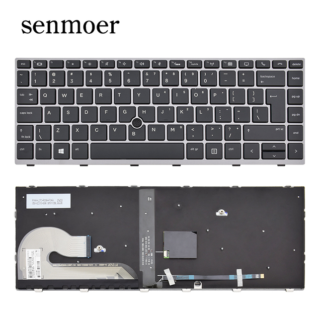 In Stock Hot Best  EliteBook 730 G5 745 G5 745 G6 840 G5 846 G5 840 G6 846 G6 ZBook 14u G5 with Backlight Laptop Keyboard for HP