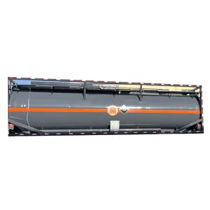 Good quality hydrofluoric acid 30ft tank container for transport hydrofluoric acid UN1790