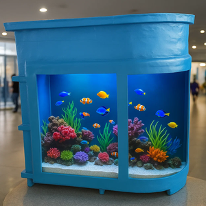 Filtre écologique en fibre de verre moderne de 2m pour la pisciculture Aquarium 1000L sur support Arowana pour le salon - Product Image 6