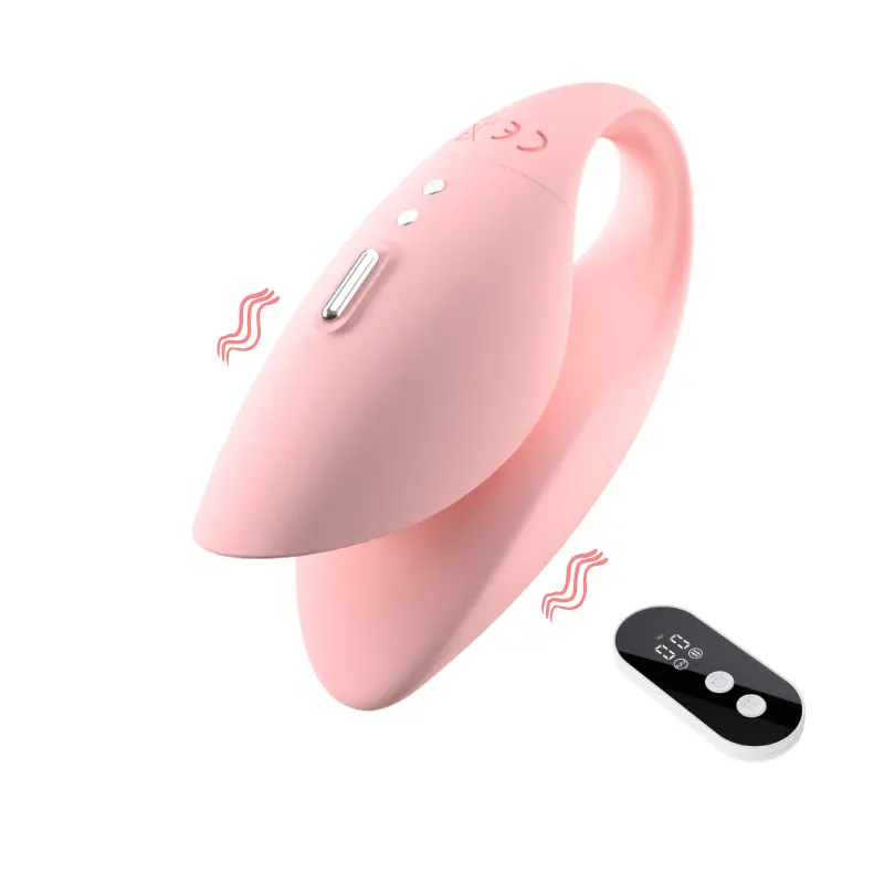 2023 Novo controle remoto em forma de U Wearable Estimulação Sex Toys G Spot Vibrador para Mulheres