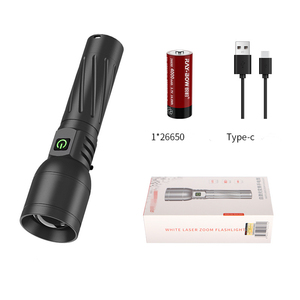 Lampe torche laser zoom super brillante à haute luminosité 800LM pour la chasse, éclairage de 1500m, rechargeable, LED en alliage d'aluminium longue portée - Product Image 4