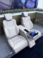 Sièges en cuir électriques VIP de luxe améliorés pour Toyota LC300 Lexus LX570/LX600 Patrol 4-Seat Rear Recliner Car Seat Parts 200-Up