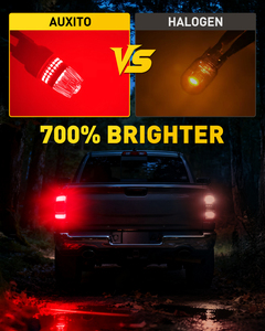 หลอดไฟ LED AUXITO 7443 พร้อมตัวต้านทานในตัว 7440 2000K 12V 24V สีขาว สว่างพิเศษ สำหรับไฟเลี้ยว - Product Image 3