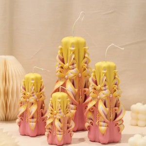 งานฝีมือแกะสลักด้วยมือ เทียนหอมตกแต่งบ้าน พรีเมียม อโรมาเธอราพี ของตกแต่งบ้าน ของขวัญเทศกาล คัดสรรโดยผู้ซื้อ - Product Image 1
