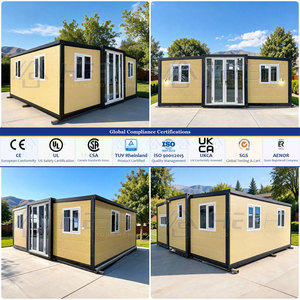 Maison préfabriquée extensible de 20 pieds ou 30 pieds, conforme aux normes européennes CE RoHS, 1, 2 ou 3 chambres, petite maison isolée, imperméable, bungalow - Product Image 3