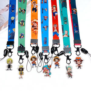 Nueva Correa para Teléfono Móvil de One Piece, Pulsera del Anime Japonés Luffy, Llavero, Cadena Larga para el Cuello e Insignia - Product Image 3