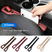 Bande d'étanchéité universelle pour l'espace entre les sièges de voiture en cuir PU, étanche, flexible, durable, anti-chute, pour fente de boucle de ceinture de sécurité