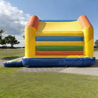 Château Gonflable Intérieur/Extérieur Grand Petit Toboggan Gonflable Lit de Saut pour Enfants Aire de Jeux Centre de Divertissement