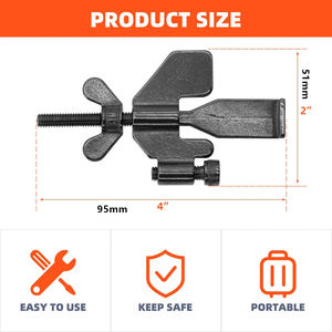 Serrure de porte en gros en zinc, sécurité renforcée, anti-effraction, pour la sécurité des voyages, verrou intérieur pour maisons, appartements, hôtels - Product Image 3