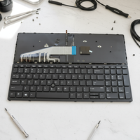 Nouveau clavier d'ordinateur portable sans fil LED avec interrupteurs Gateron pour ZBook 15 G4/17 G3/17 G4/15 G3