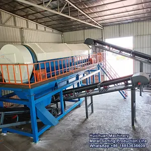 Máquina de trituração de produtos plásticos de metal usada, trituradora de eixo duplo, trituradora de papel de madeira e metal, plástico
