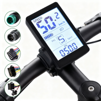 Kit d'affichage pour vélo électrique M6H Conversion de manivelle à moteur central LCD pour vélo électronique intelligent