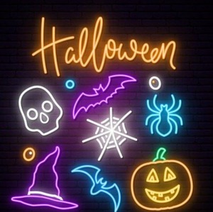 Tùy Chỉnh Halloween LED Neon Dấu Hiệu Ma Bí Ngô Bat Ánh Sáng USB Powered Tường Trang Trí Nội Thất Cho Bên Cửa Hàng Thanh Trẻ Em Phòng Sản Xuất Nhanh - Product Image 3