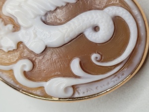 Piedra preciosa de concha Natural Sardonix tallada a mano clásica, varios colores y formas para hacer joyas, collares sueltos - Product Image 3