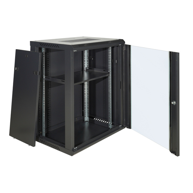 Custom 12U Wall Mounted Network Server Rack 42U Capacity 19 Inch Steel 2U 4U 6U 9U CCTV Data Center Telecom Server Cabinet Stock
