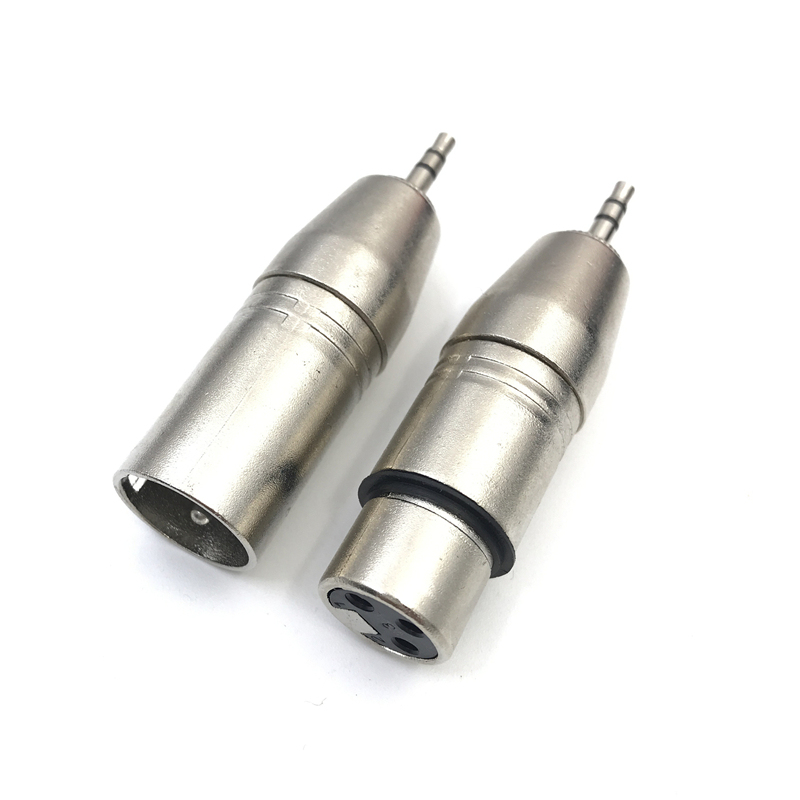 3.5mm Mini Male To XLR 3-Pin Male Microphone Audio Adapter – Stereo TRS To XLR
