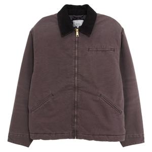 Veste de travail vintage pour homme en toile de coton sergé avec fermeture éclair, doublée, design hiver, logo personnalisé - Product Image 1