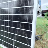 Kit Panel Surya Monokristalin 12W Grosir, Tahan Air, Portabel untuk Luar Ruangan, Pengisi Daya Baterai Ponsel Tenaga Surya