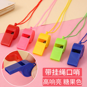 Silbato de Plástico con Cuerda, Colores Pastel, Sonido Agudo, Juguete Infantil para Animar y Uso Deportivo - Product Image 1
