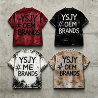 T-shirts streetwear décontractés pour hommes, surdimensionnés, personnalisés par le fabricant, avec motif chaîne rétro délavé et imprimé vieilli, style Y2K Hip Hop