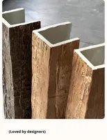 YHUGETA WHZL35 Prix Usine Poutres en Faux Bois PU de Haute Qualité Imperméables Écologiques Surface Texturée Faciles à Installer pour Hôtels et Villas