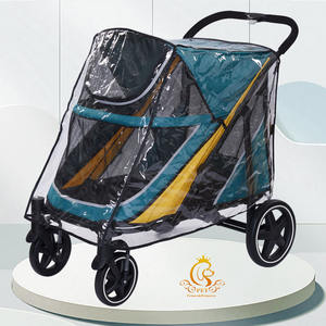 EUR Offre Spéciale PET Poussettes pour animaux <span class=keywords><strong>de</strong></span> compagnie Bicycle Trailer Carts Dog Bike Trailer for a Walk - Product Image 1