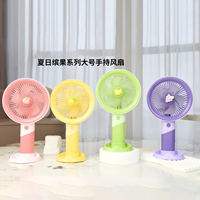 Ventilateur portable électrique Bingo Fresh, mini-ventilateur à main rechargeable par USB, trois vitesses, grand flux d'air pour voiture, camping-car, hôtel, garage, refroidissement